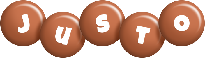 Justo candy-brown logo