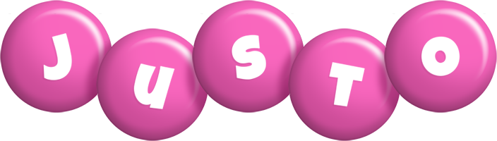 Justo candy-pink logo