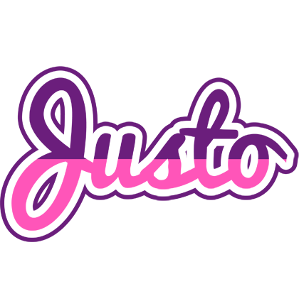 Justo cheerful logo