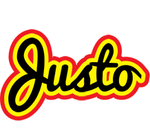 Justo flaming logo