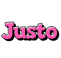 Justo girlish logo