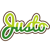 Justo golfing logo