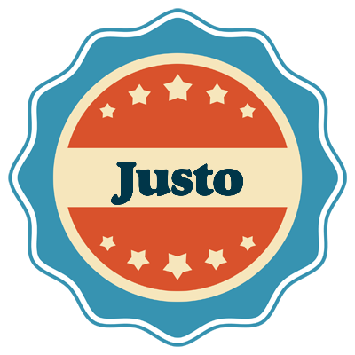 Justo labels logo