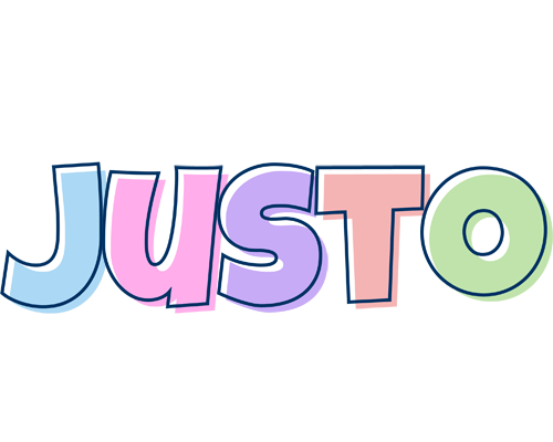 Justo pastel logo
