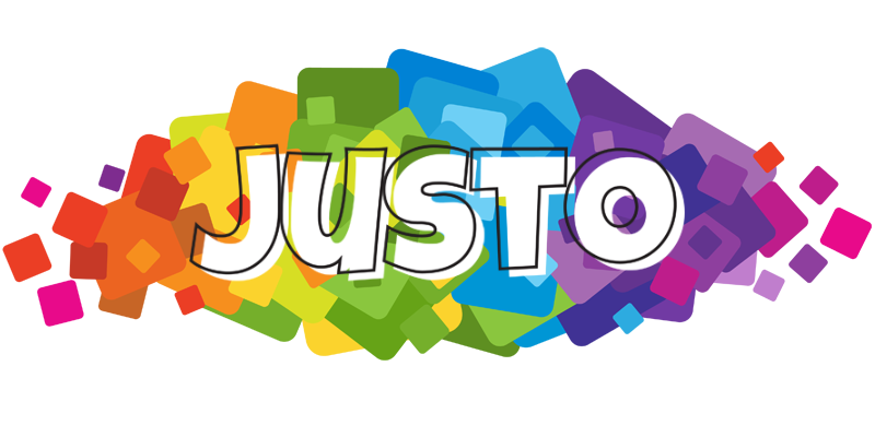 Justo pixels logo