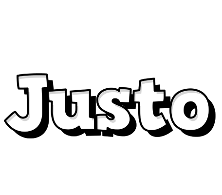 Justo snowing logo