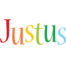 Justus birthday logo