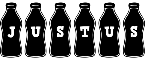 Justus bottle logo