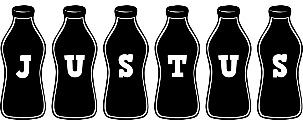 Justus bottle logo