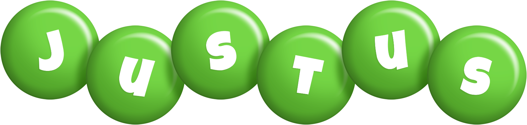 Justus candy-green logo