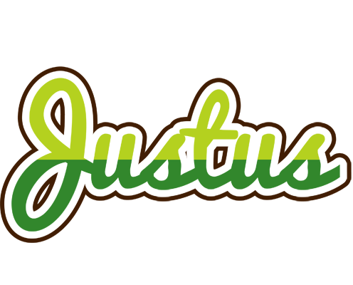 Justus golfing logo