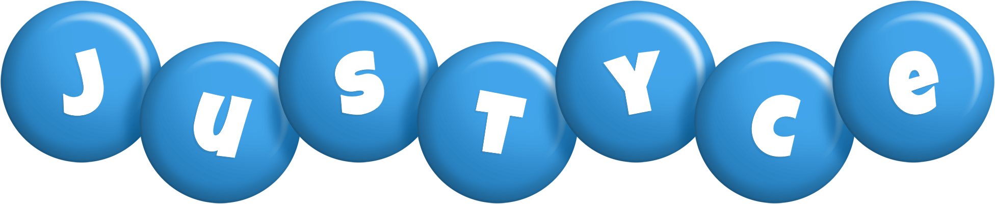 Justyce candy-blue logo