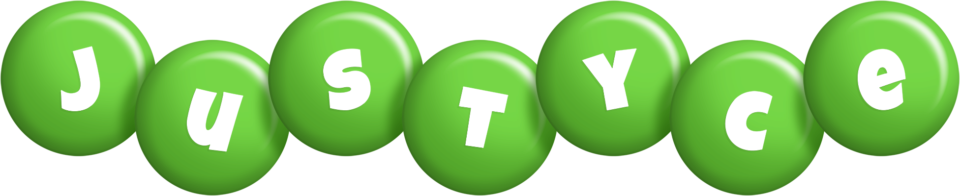 Justyce candy-green logo
