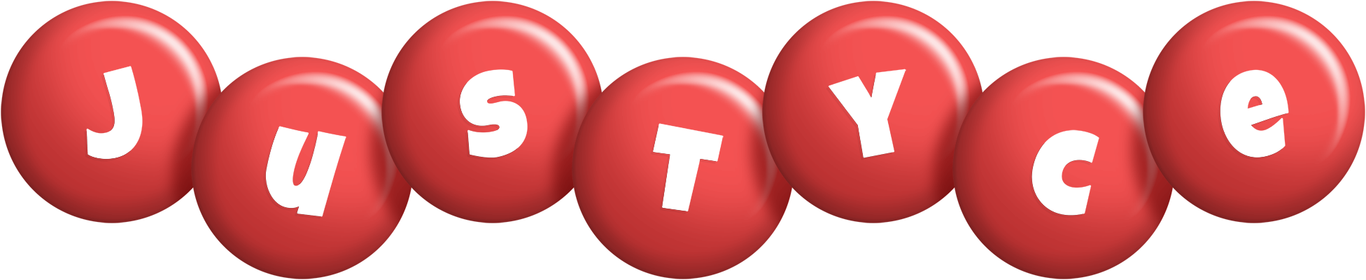 Justyce candy-red logo