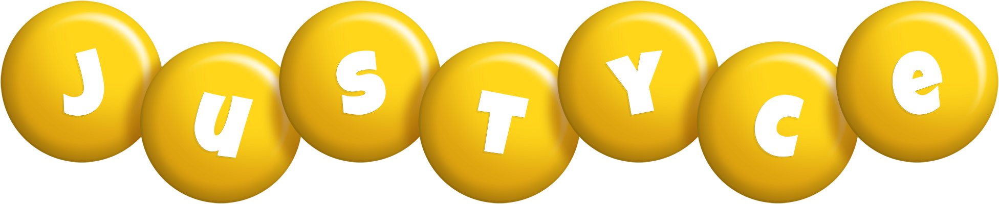 Justyce candy-yellow logo
