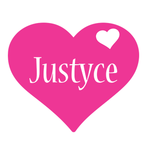 Justyce love-heart logo