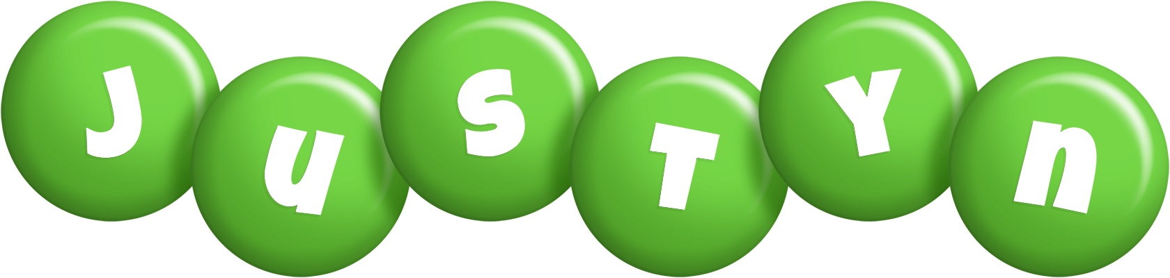 Justyn candy-green logo