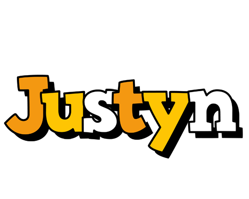 Justyn cartoon logo