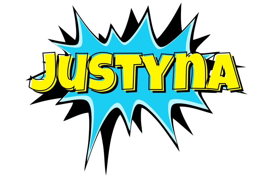Justyna amazing logo