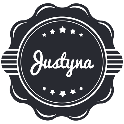 Justyna badge logo