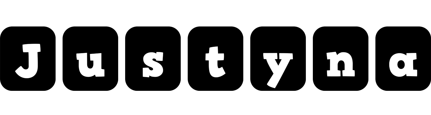 Justyna box logo