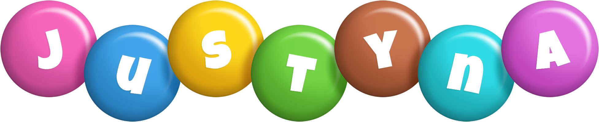 Justyna candy logo