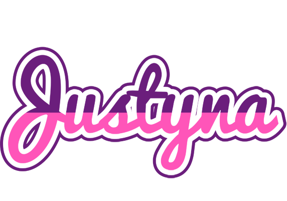 Justyna cheerful logo