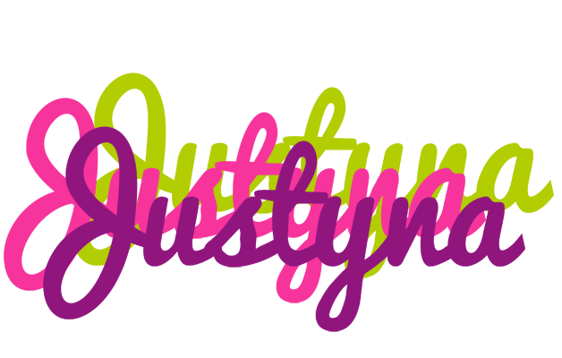 Justyna flowers logo
