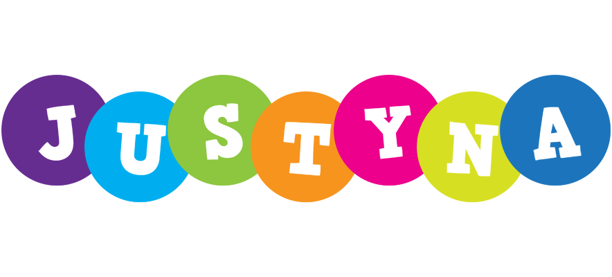 Justyna happy logo