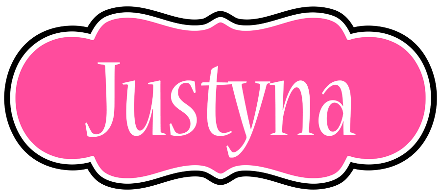 Justyna invitation logo