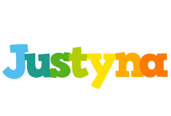Justyna rainbows logo