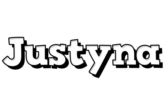 Justyna snowing logo