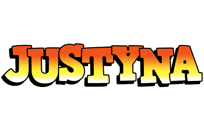 Justyna sunset logo