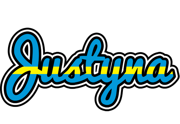 Justyna sweden logo