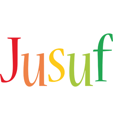 Jusuf birthday logo