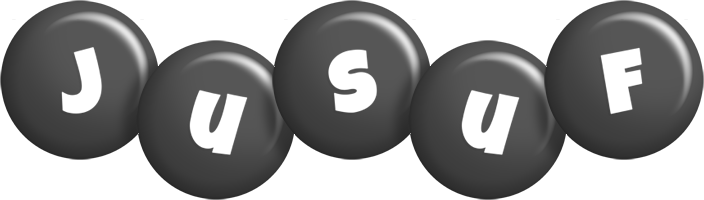 Jusuf candy-black logo