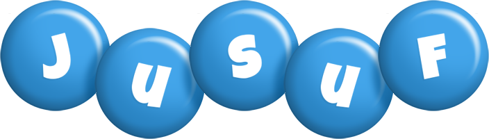 Jusuf candy-blue logo