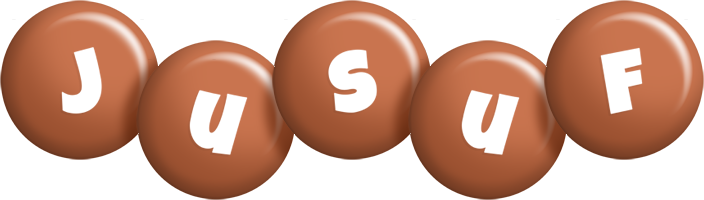 Jusuf candy-brown logo