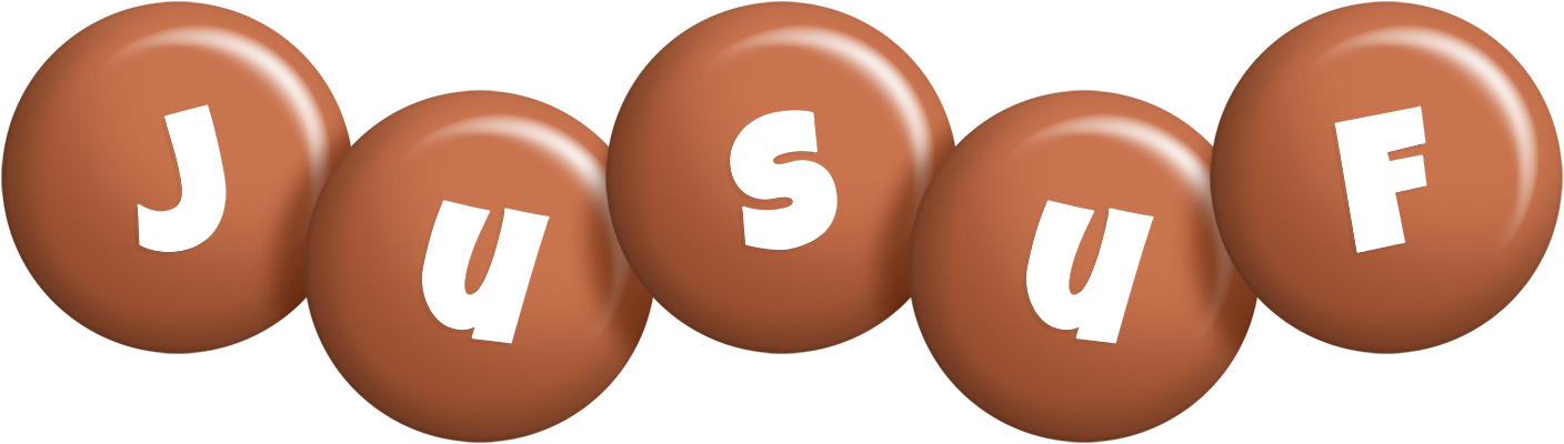 Jusuf candy-brown logo
