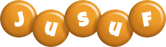 Jusuf candy-orange logo