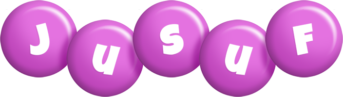 Jusuf candy-purple logo