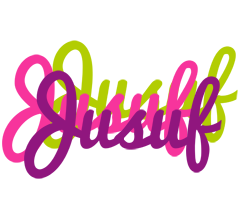 Jusuf flowers logo