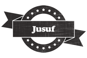 Jusuf grunge logo