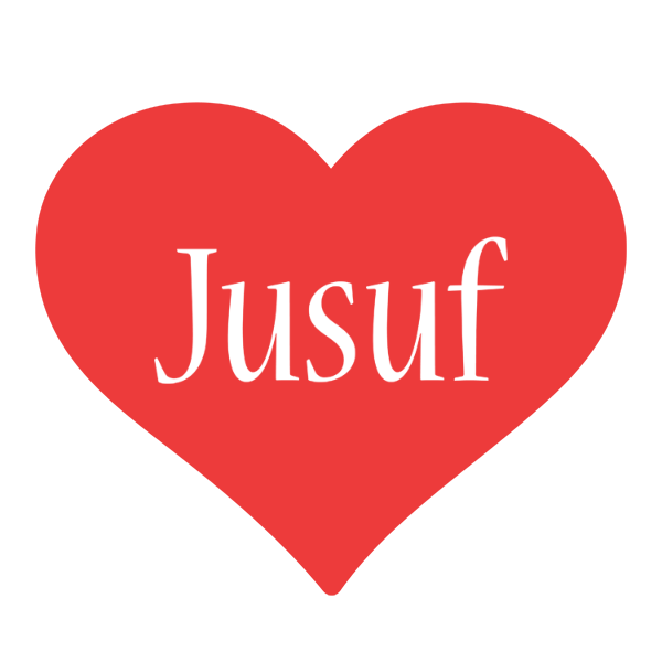 Jusuf love logo