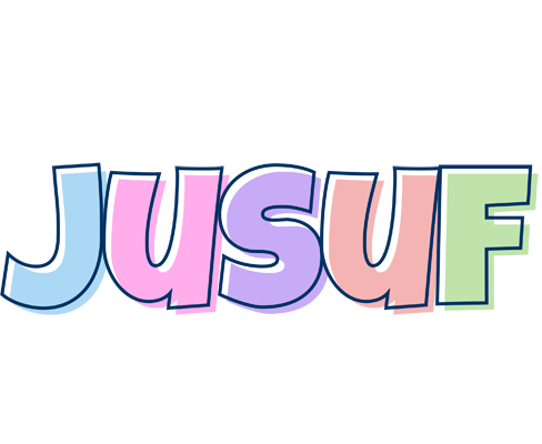 Jusuf pastel logo