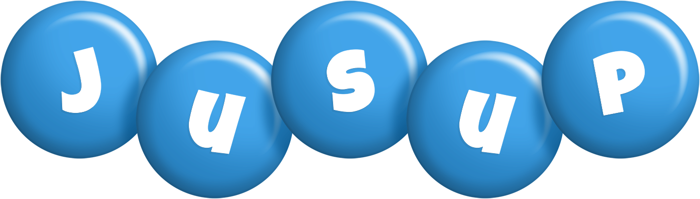 Jusup candy-blue logo