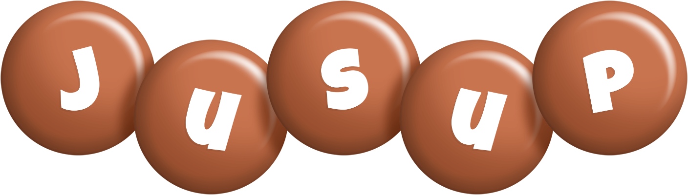 Jusup candy-brown logo