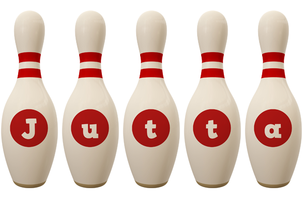 Jutta bowling-pin logo