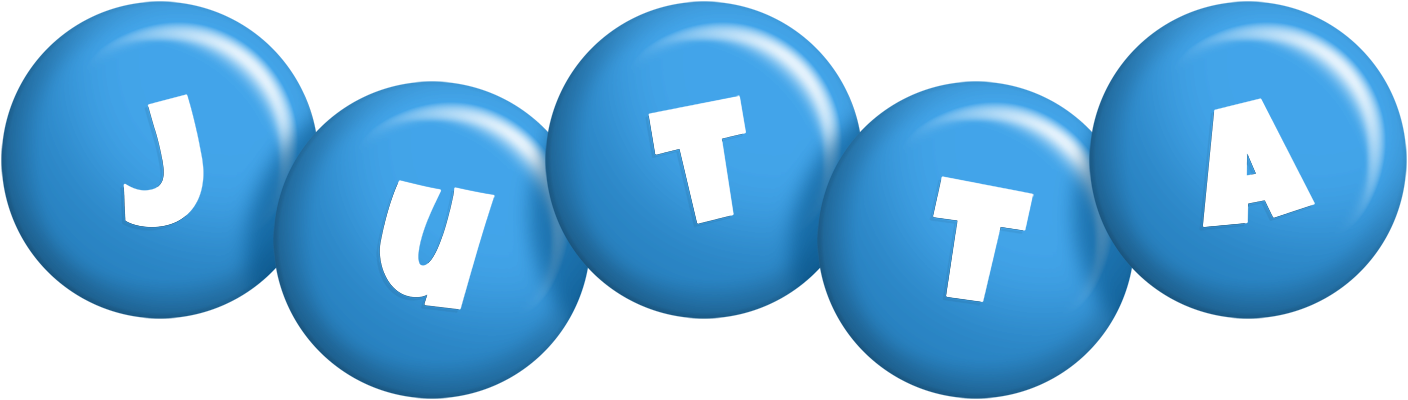 Jutta candy-blue logo