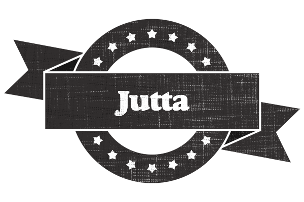 Jutta grunge logo